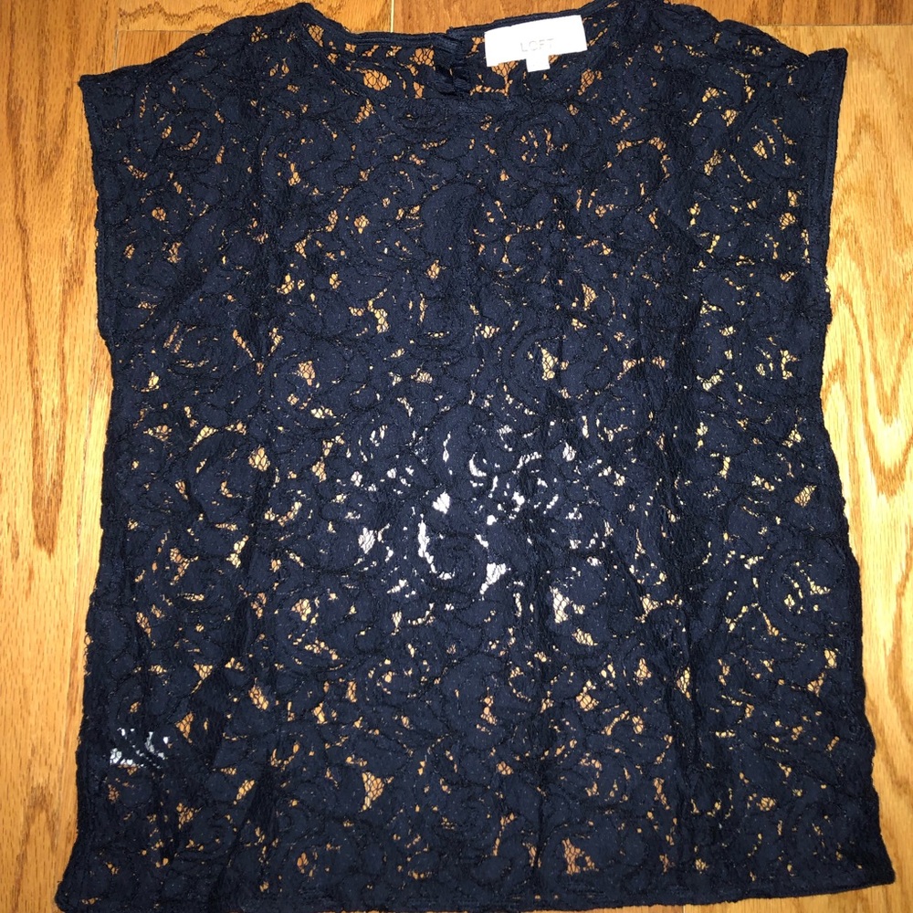 LOFT lace shirt